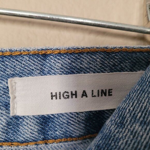 Cotton On Jean Shorts – High A Line – Size 4 - Picture 4 of 8